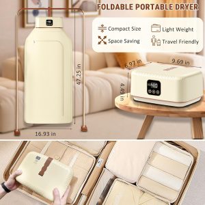 Compact laundry dryer
