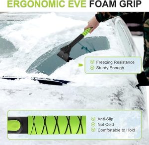 Foam grip scraper