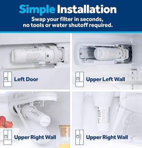 GE water filter reduces lead