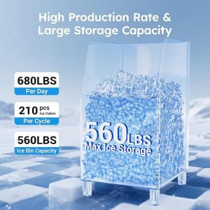 Industrial stainless steel ice maker