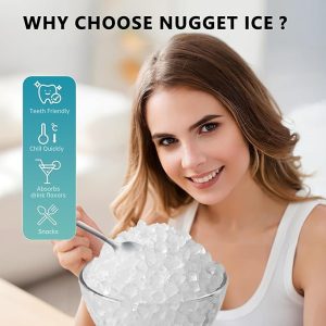 Pebble ice countertop maker