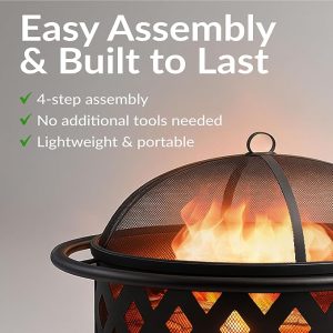 backyard fire pit set