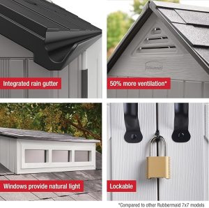 lawn mower storage shed