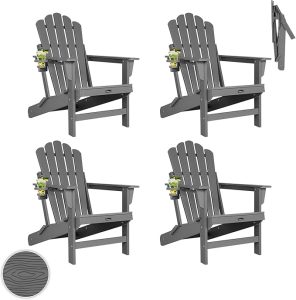 outdoor HDPE chairs set