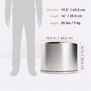 portable wood burning fire pit