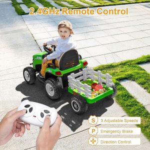 Green Ride On Tractor