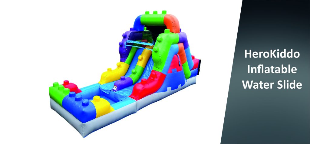 HeroKiddo Inflatable Water Slide