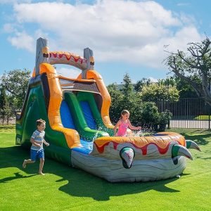 Inflatable Slide With Pool