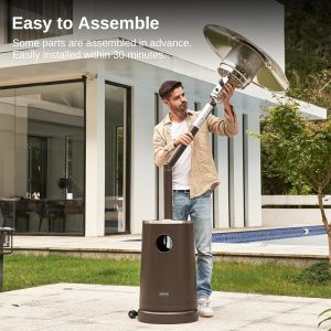 Patio Heater With Wheels