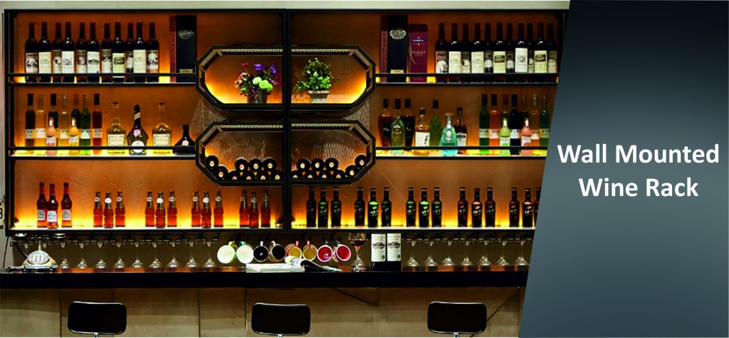 Wall Mounted Wine Rack