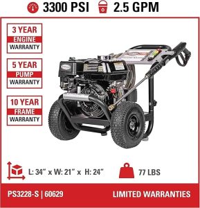 3300 PSI pressure washer