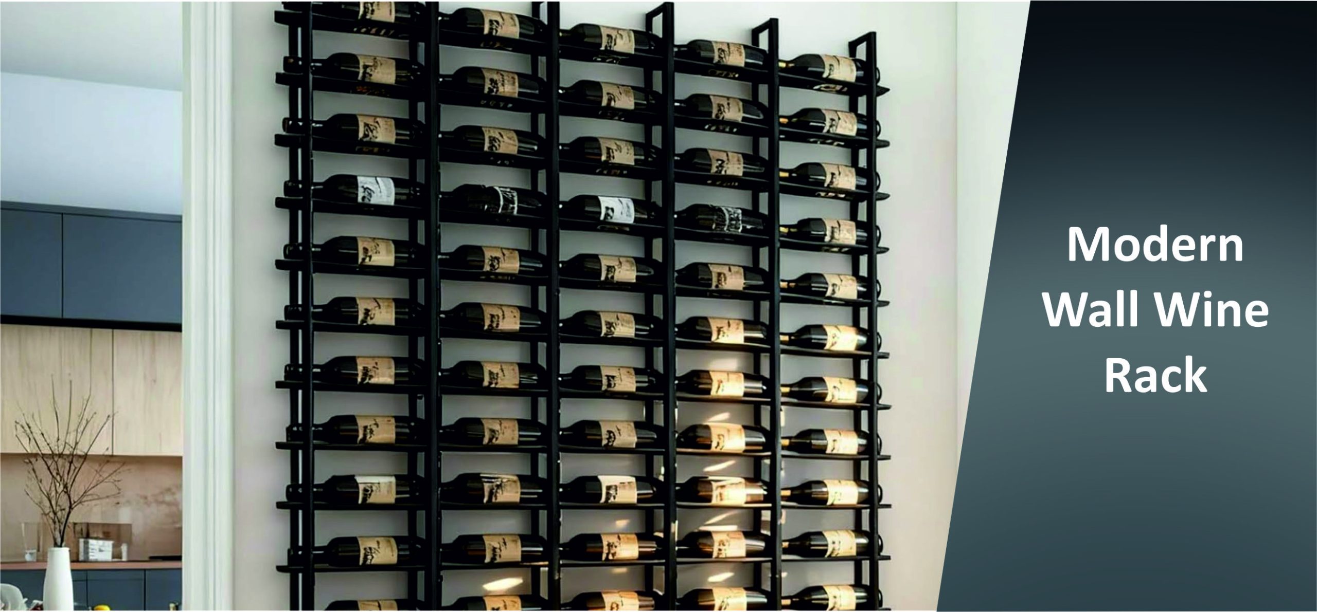 Modern Wall Wine Rack