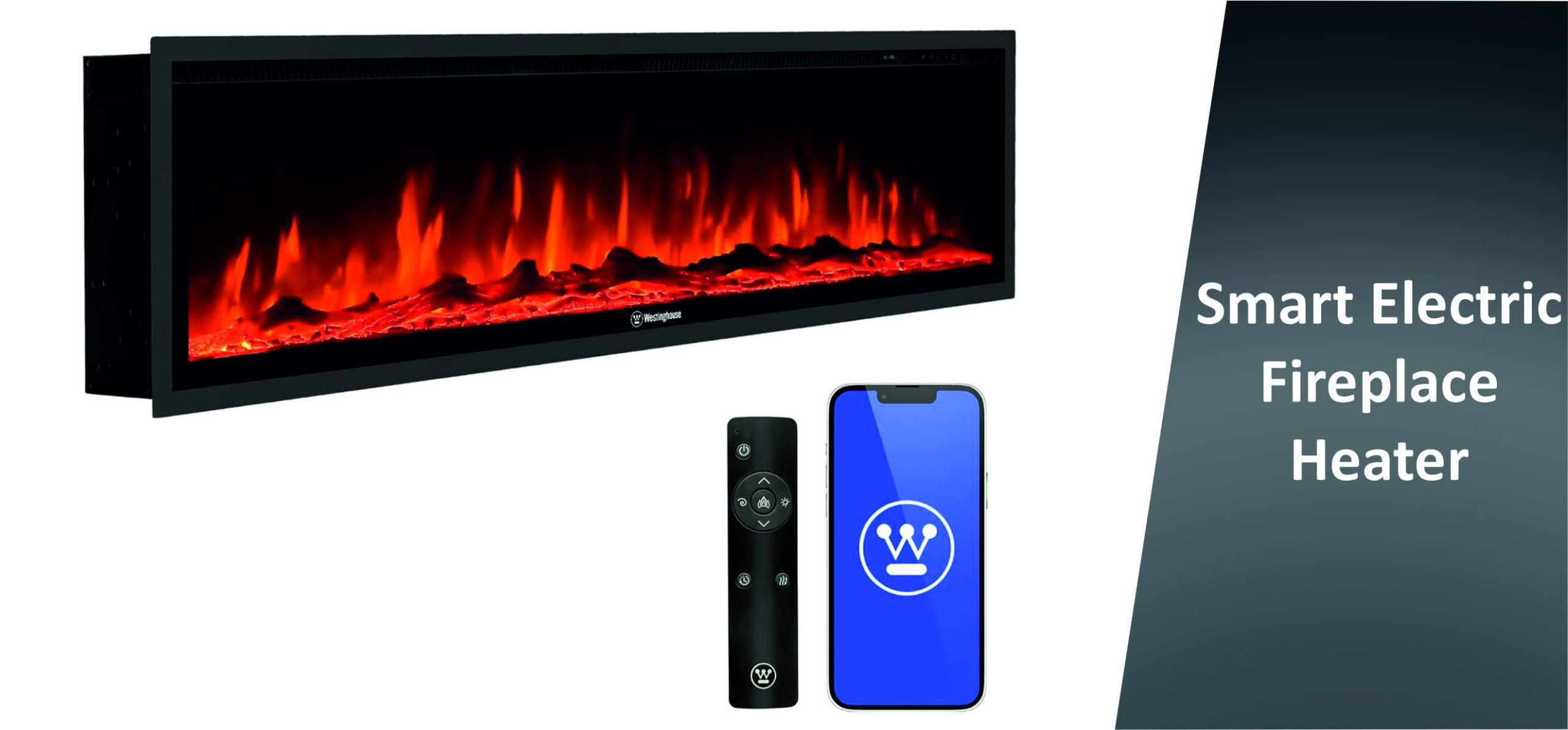 Smart Electric Fireplace Heater