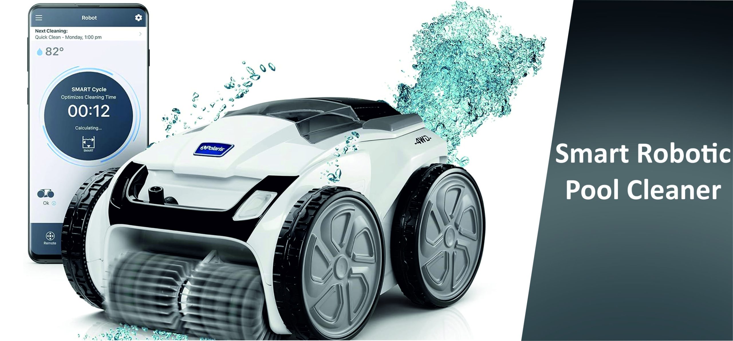 Smart Robotic Pool Cleaner