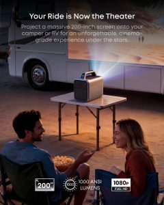 battery powered projector