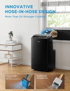 energy efficient portable AC