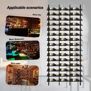 home bar wine display