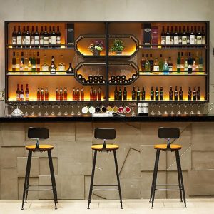 home bar wine organizer