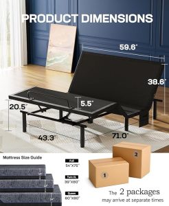 massage bed frame