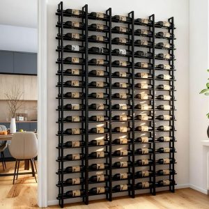metal wine storage organizer