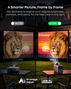 portable camping projector
