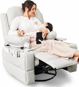 storage armrest chair