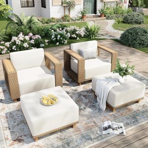 thick cushion patio sofa
