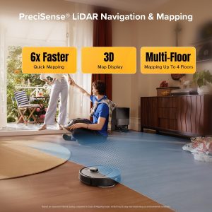 FlexiArm edge mopping robot
