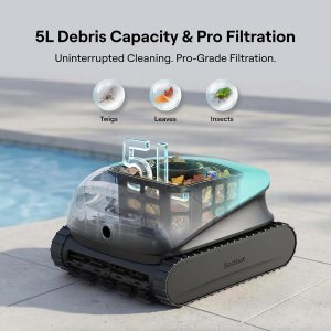 cordless robotic pool vacuum