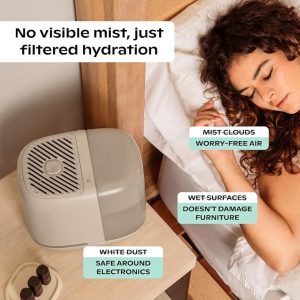 Canopy humidifier with light