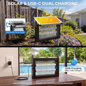 half acre mosquito zapper