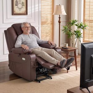 light brown recliner chair