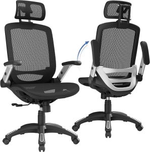 office chair with headrest